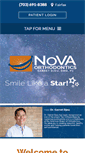 Mobile Screenshot of novaorthodontics.com